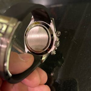 18k white gold Daytona with a meteorite dial